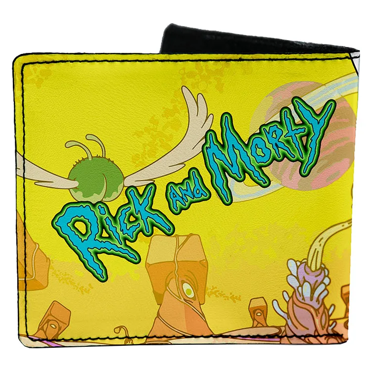 خرید کیف پول - طرح Rick and Morty