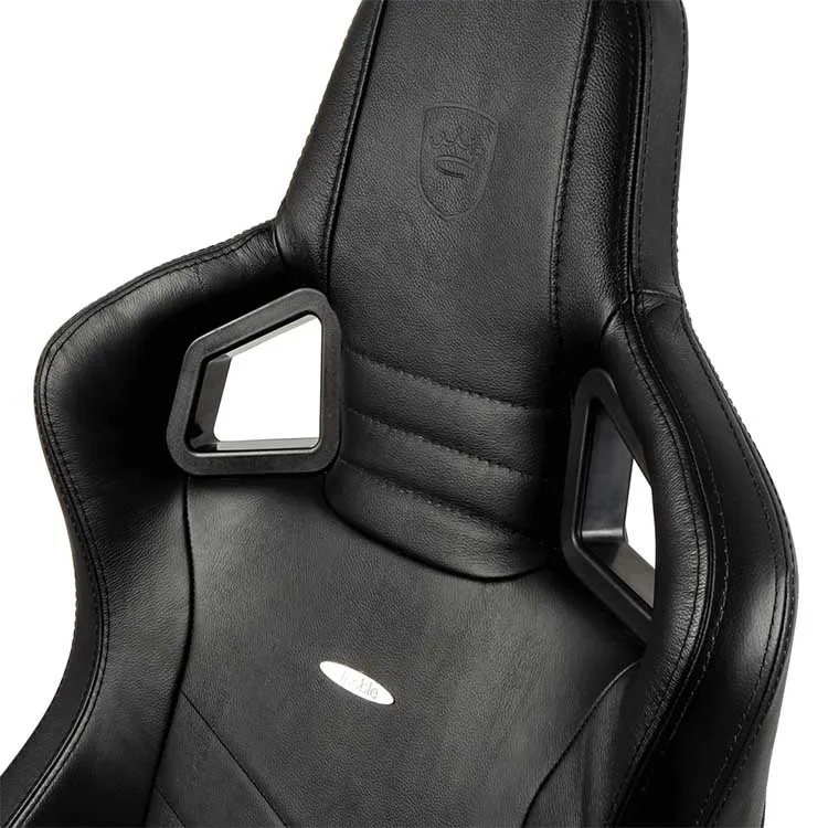 خرید صندلی گیمینگ Noblechairs EPIC -چرم واقعی مشکی