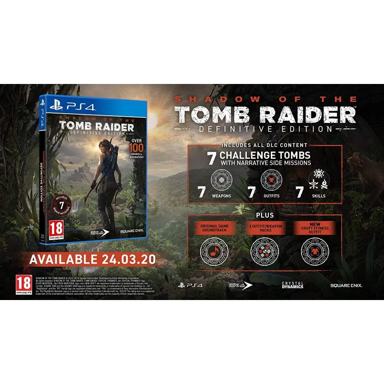 خرید بازی Shadow of the Tomb Raider نسخه Definitive - پلی استیشن 4
