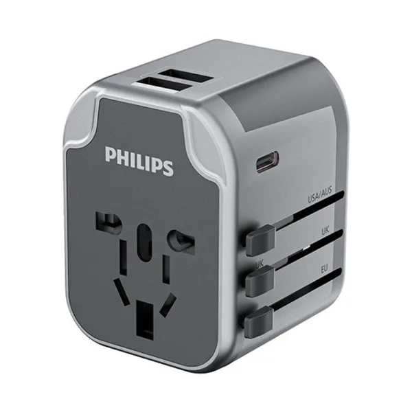 خرید آداپتور برق یونیورسال Philips با قابلیت شارژ سریع