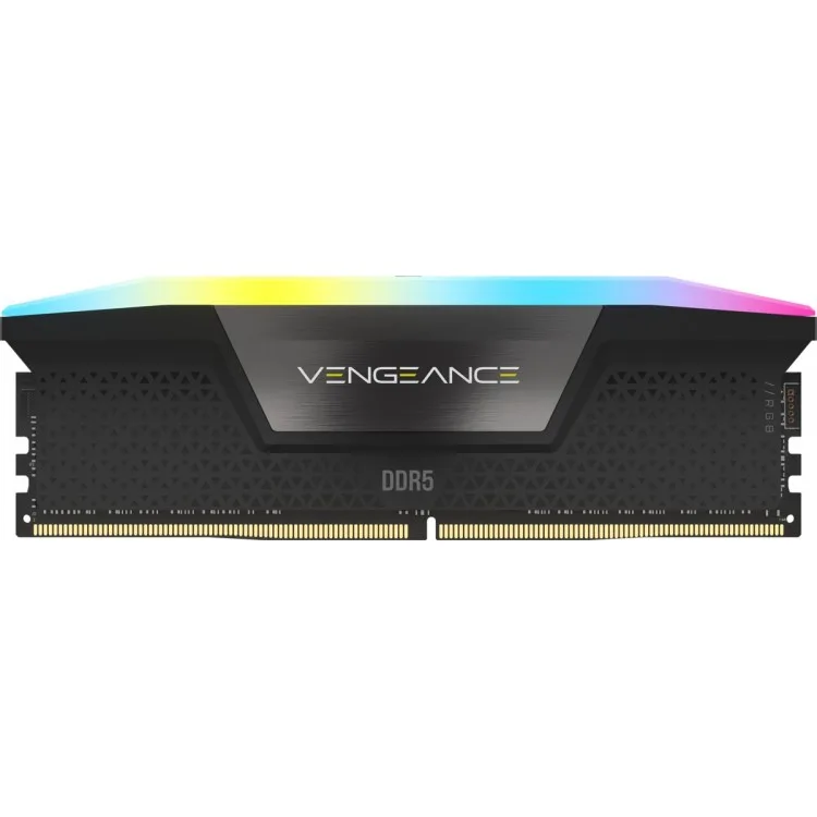 خرید رم Corsair Vengeance RGB - ظرفیت 32 گیگابایت - DDR5 - مدل Intel XMP - فرکانس 5200 مگاهرتز - CL40