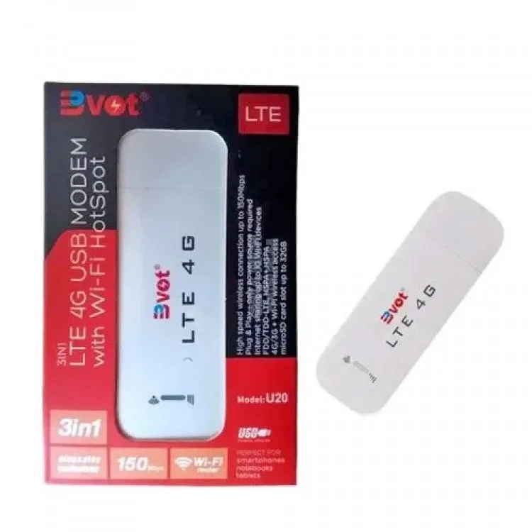خرید مودم سه کاره BVOT U20 سازگار با 4G LTE