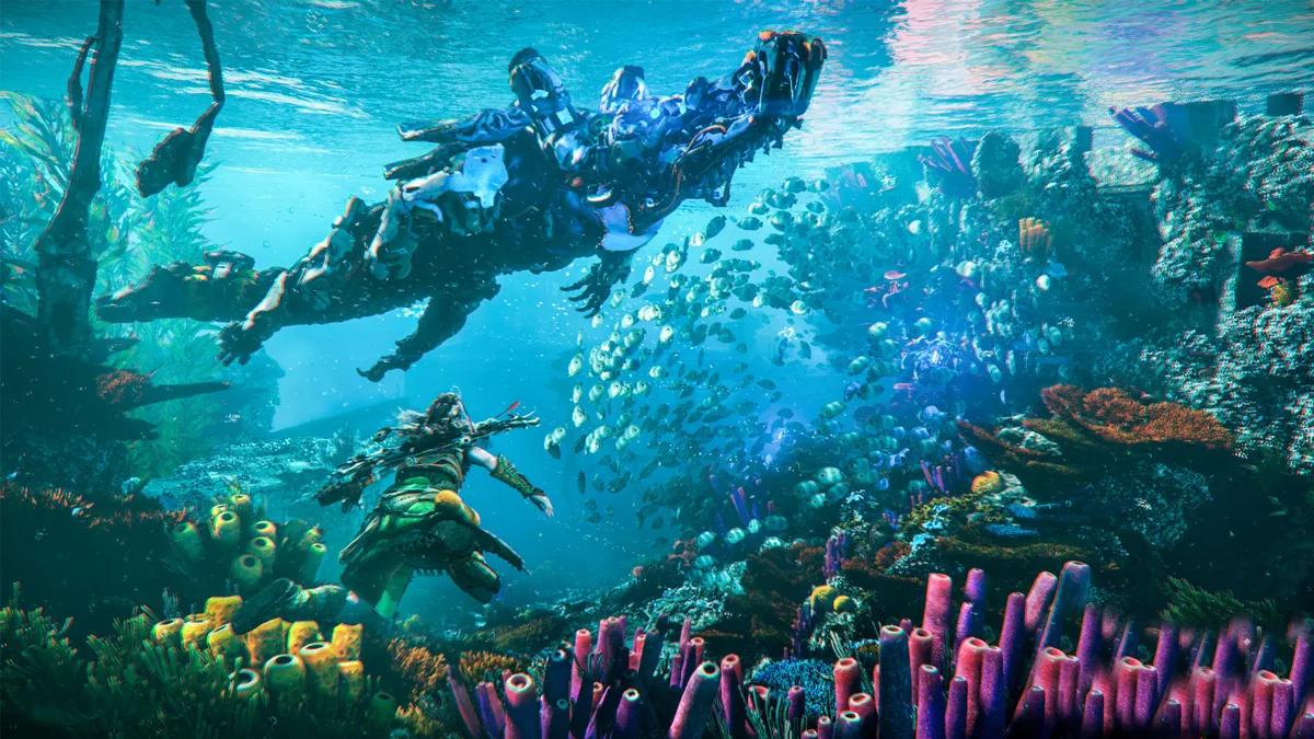 بازی Horizon Forbidden West به طور همزمان برای هردو نسل توسعه داده شده است