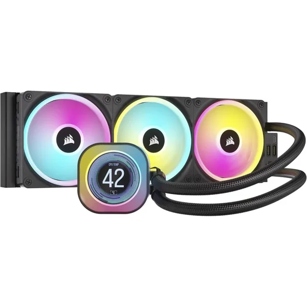 خرید کولر پردازنده Corsair iCue Link H150i LCD - سایز 360 میلیمتر - سیاه