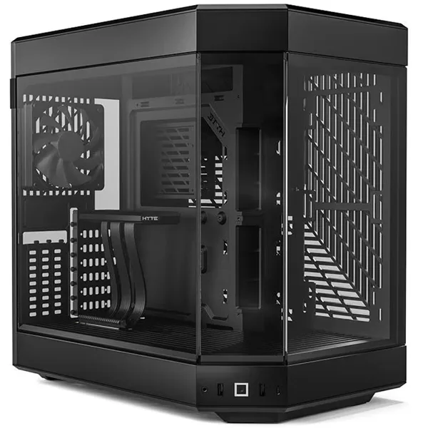 خرید کیس کامپیوتر Hyte Y60 - شاسی مید تاور - سیاه