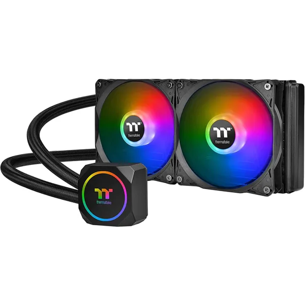 خرید خنک کننده پردازنده Thermaltake TH240 - خنک کننده مایع - سیاه