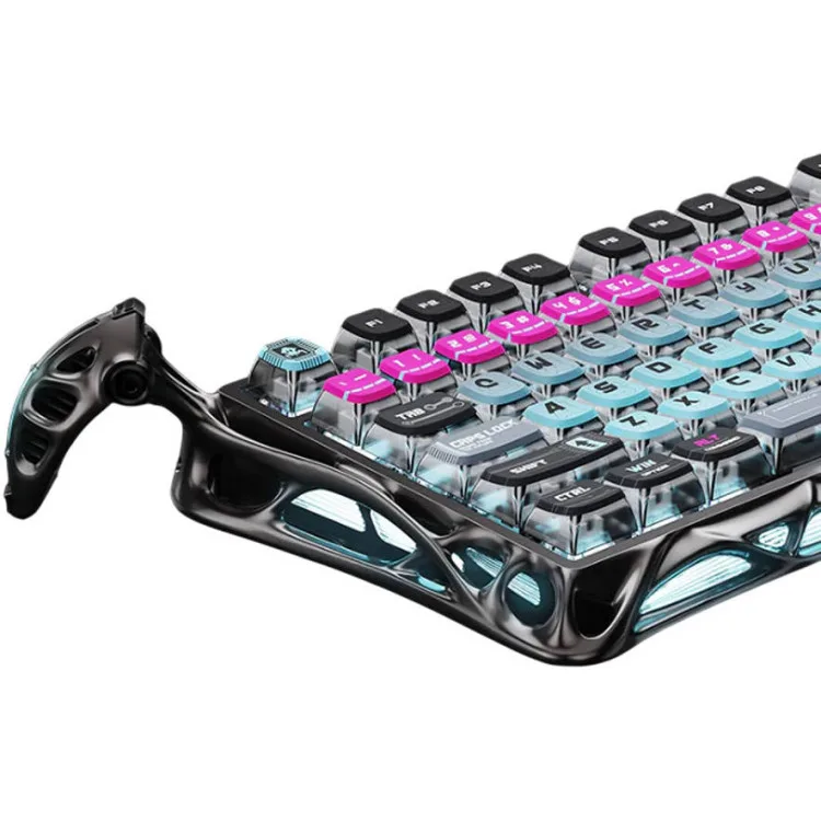 خرید کیبورد GravaStar Mercury V75 Pro - سوییچ مغناطیسی - طرح Cyberpunk
