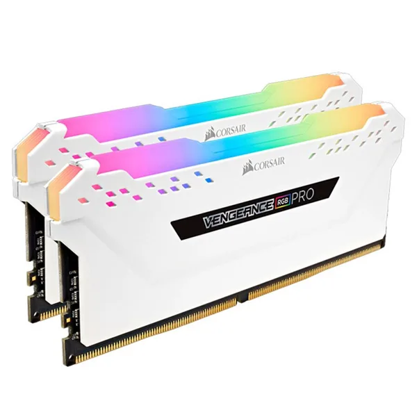 خرید رم Corsair Vengeance RGB Pro - ظرفیت 16 گیگابایت - DDR4 - فرکانس 3200 مگاهرتز - CL16 - سفید