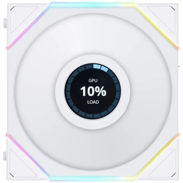 خرید فن کیس Lian Li UNI TL120 LCD Reverse Blade - پک سه تایی - سفید