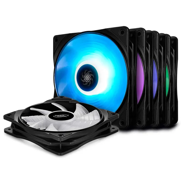 خرید فن کیس DeepCool RF120M - پک پنج تایی - ۱۲۰ میلیمتر