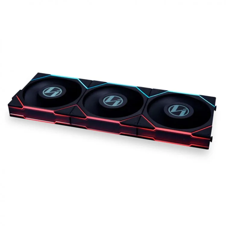 خرید فن کیس Lian Li UNI TL120 LCD Reverse Blade - پک سه تایی - سیاه
