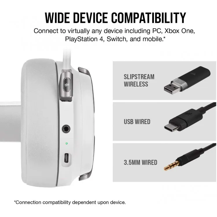 خرید هدست Corsair Virtuoso RGB - سفید