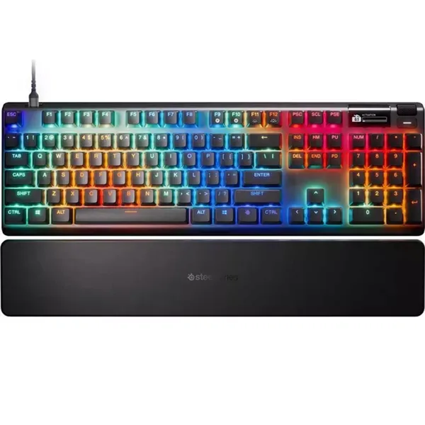 خرید کیبورد SteelSeries Apex Pro نسل سه - سوییچ HyperMagnetic OmniPoint 3.0 - سیاه