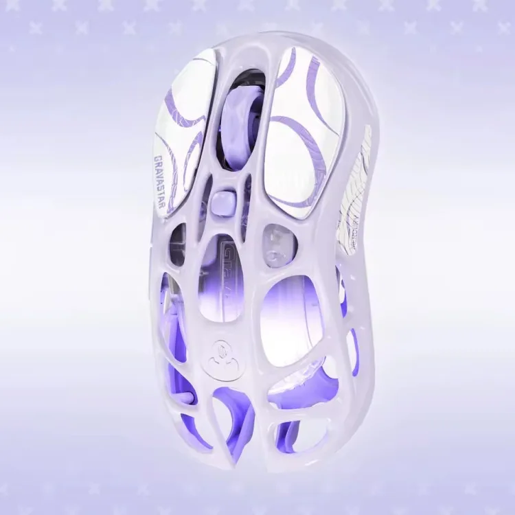 خرید موس GravaStar Mercury M1 Pro - بی سیم - نسخه ویژه Lavender Purple