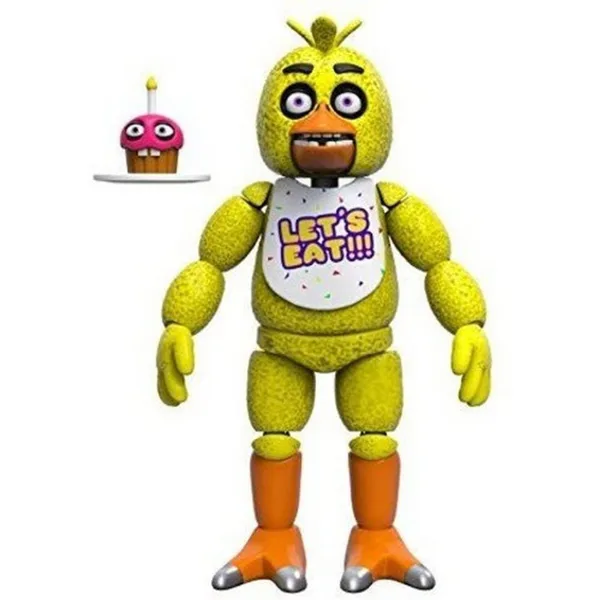 خرید فیگور Chica از بازی Five Nights at Freddy's با قطعه ای از فیگور Spring Trap