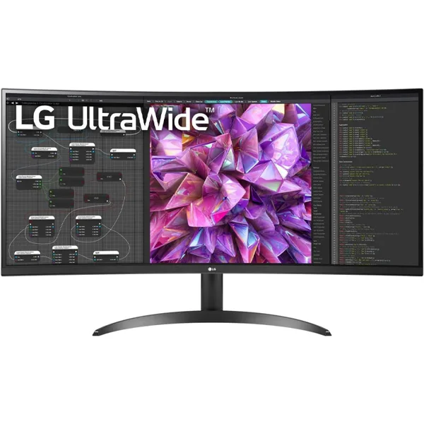 خرید مانیتور LG UltraWide 34WQ60C-B - کیفیت UWQHD - خمیده - سایز 34 اینچ