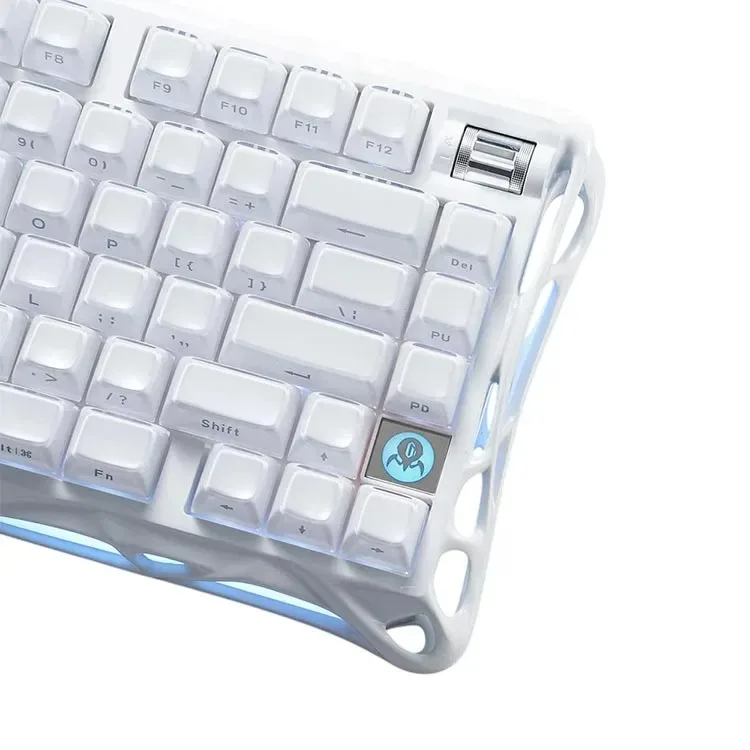 خرید کیبورد GravaStar Mercury K1 - بی سیم - سوییچ مکانیکی - رنگ Opaline White