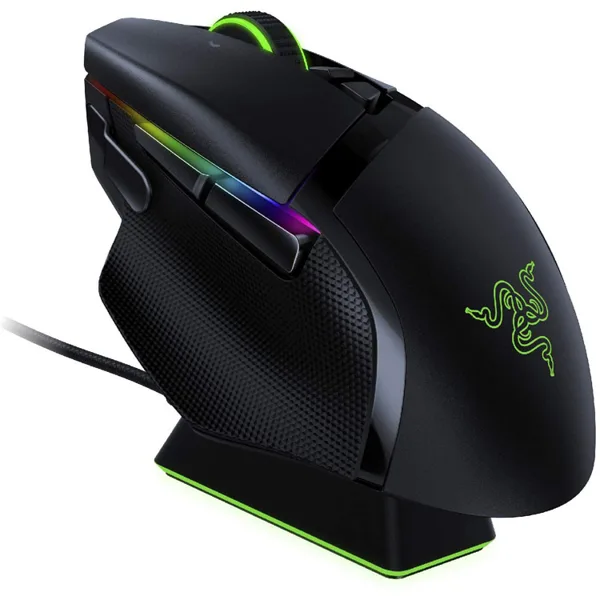 خرید موس گیمینگ Razer Basilisk Ultimate به همراه پایه شارژ