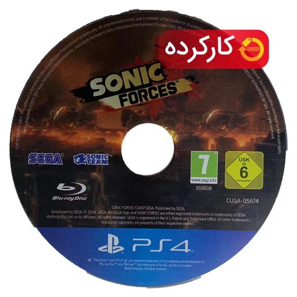Sonic Forces - R2 - PS4 - کارکرده بدون قاب
