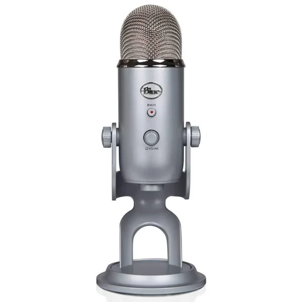 خرید میکروفون Blue Yeti - رنگ نقره ای