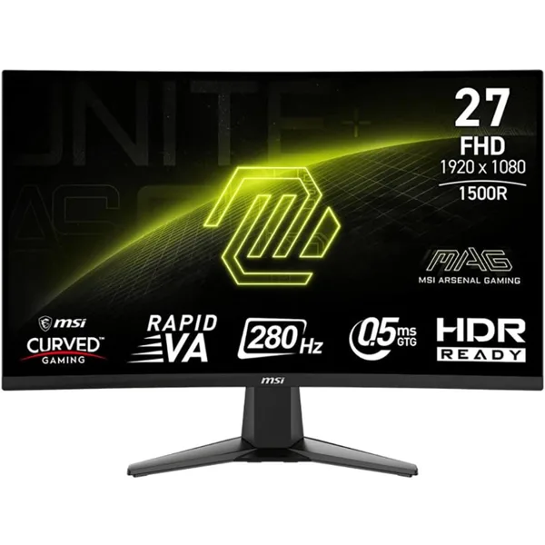 خرید مانیتور MSI MAG 276CXF - کیفیت Full-HD - خمیده - سایز 27 اینچ