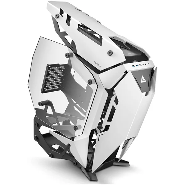 خرید کیس کامپیوتر Antec Torque Aluminum - شاسی مید تاور - سفید/سیاه