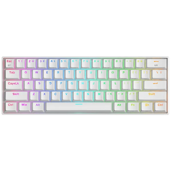 خرید کیبورد Redragon Draconic K530 Pro - سوییچ آبی - بی سیم - سفید