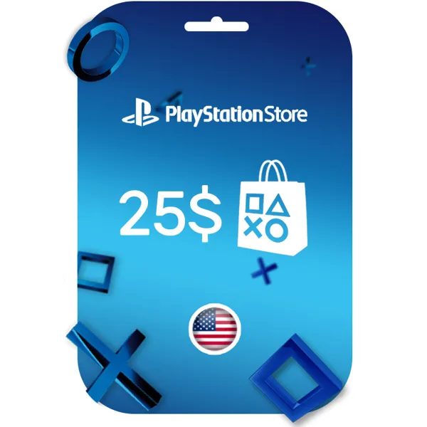 PSN 25$ Gift Card US دیجیتالی