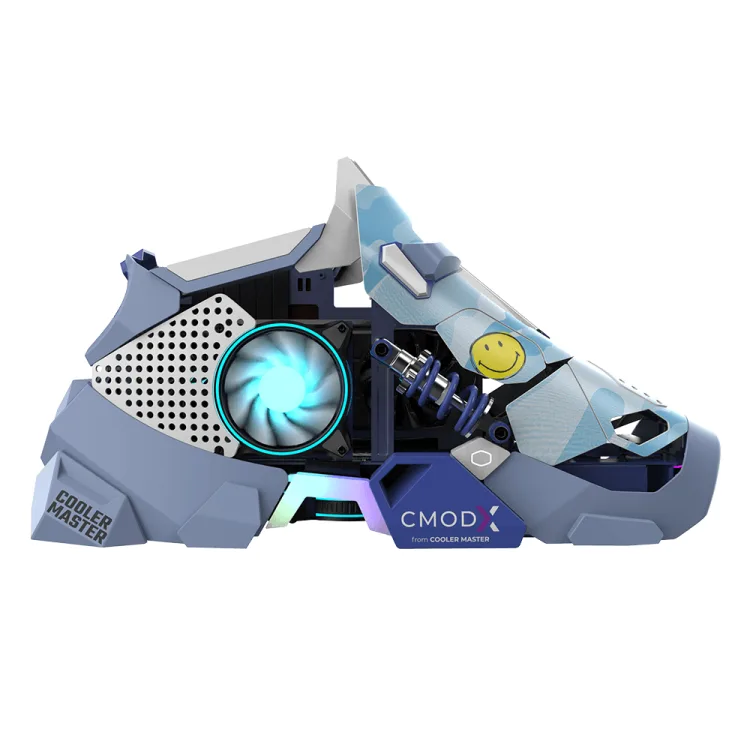 خرید کیس کامپیوتر Cooler Master Sneaker X - آبی فیروزه ای