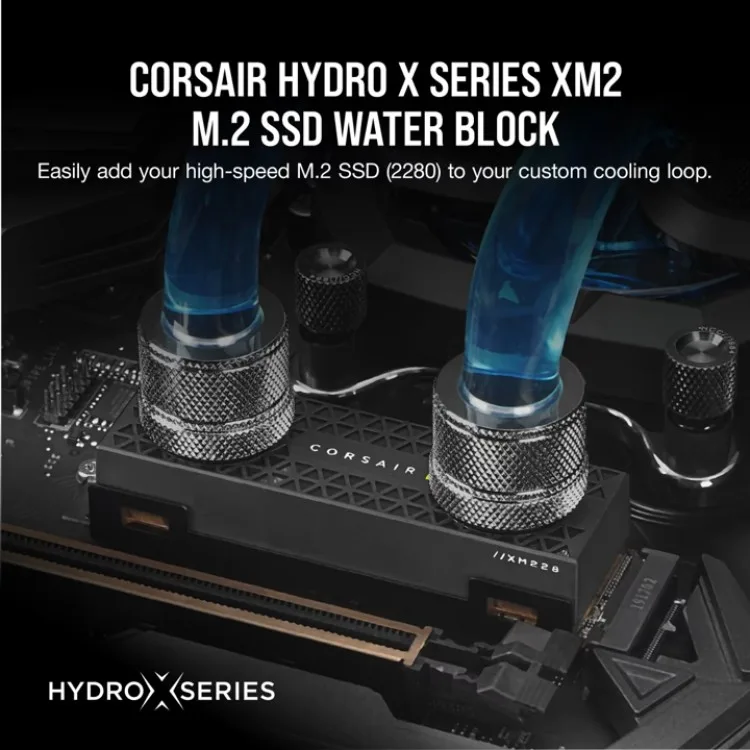 خرید بلوک آب Corsair Hydro X Series XM2 برای SSD - سیاه