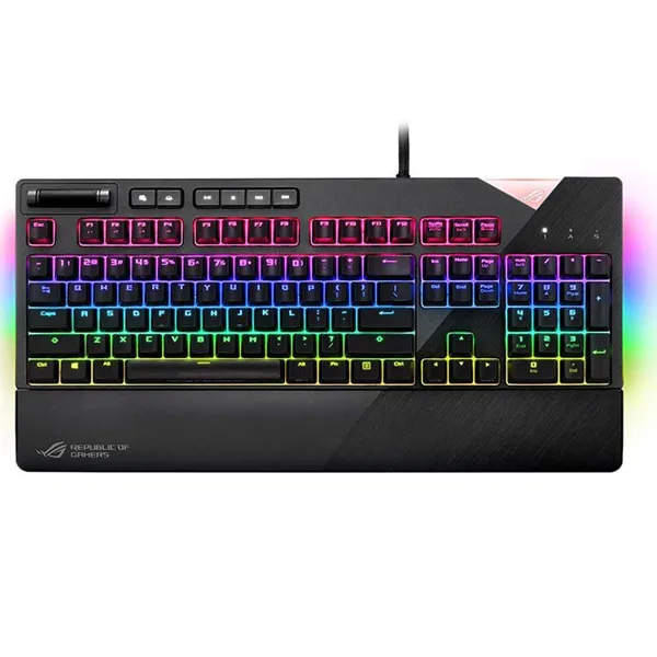 خرید کیبورد گیمینگ ASUS ROG Strix Flare RGB mechanical - سوییچ قهوه ای
