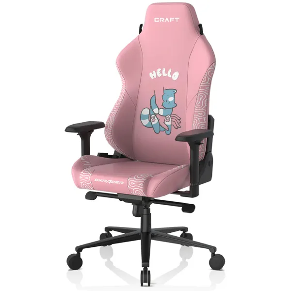 خرید صندلی DXRacer سری Craft - طرح Hello Human Cat
