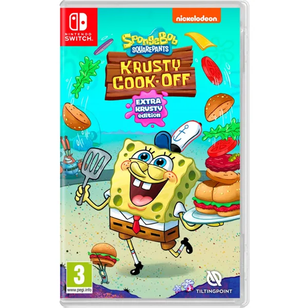 خرید بازی باب اسفنجی - Krusty Cook-Off نسخه Extra Krusty برای نینتندو سوییچ