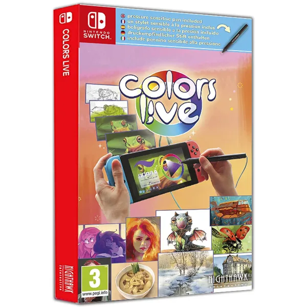 خرید بازی Colors Live برای نینتندو سوییچ به همراه قلم فشاری - سیاه