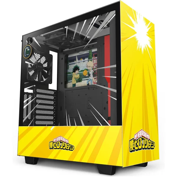 خرید کیس کامپیوتر NZXT H510i - شاسی مید تاور - نسخه محدود My Hero Academia Rivals