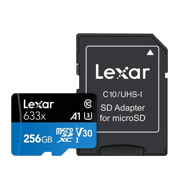 خرید Lexar High-Performance 633x MicroSDXC UHS-I Card with SD Adapter- 256GB