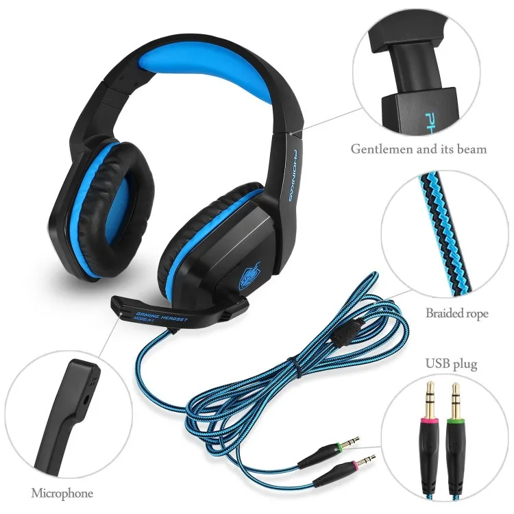 خرید هدست Phonikas H1 - آبی