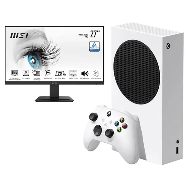 خرید ایکس باکس سری اس 512GB + مانیتور MSI Pro MP273