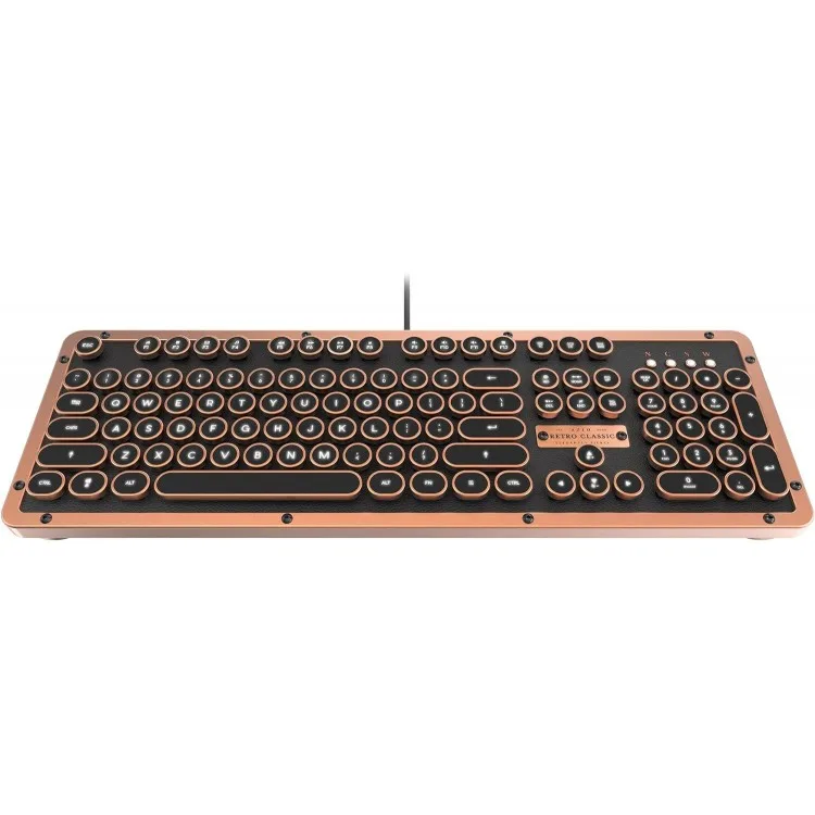 خرید کیبورد AZIO Retro Classic USB - سوییچ مکانیکی - طرح Artisan