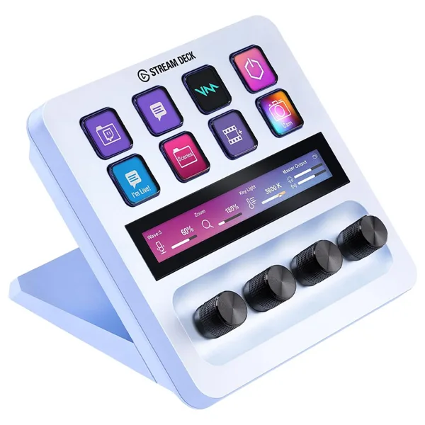 خرید پنل استریم Elgato Stream Deck Plus - سفید