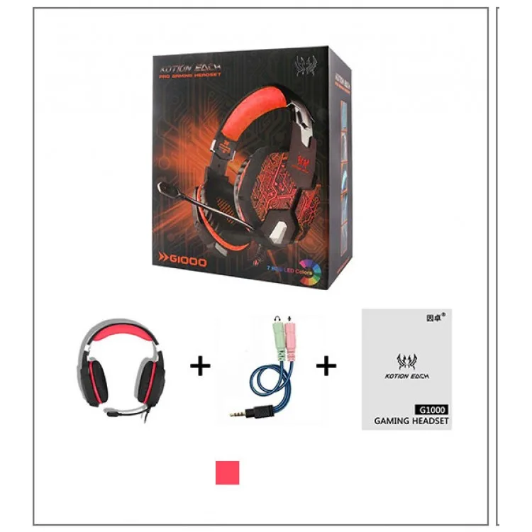 خرید هدست گیمینگ Kotion Each G1000 - قرمز