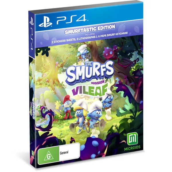 خرید بازی The Smurfs: Mission Vileaf نسخه Smurftastic برای PS4
