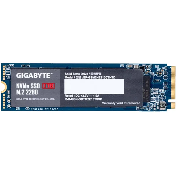 خرید حافظه اس اس دی Gigabyte NVMe - ظرفیت یک ترابایت - اینترفیس M.2 2280