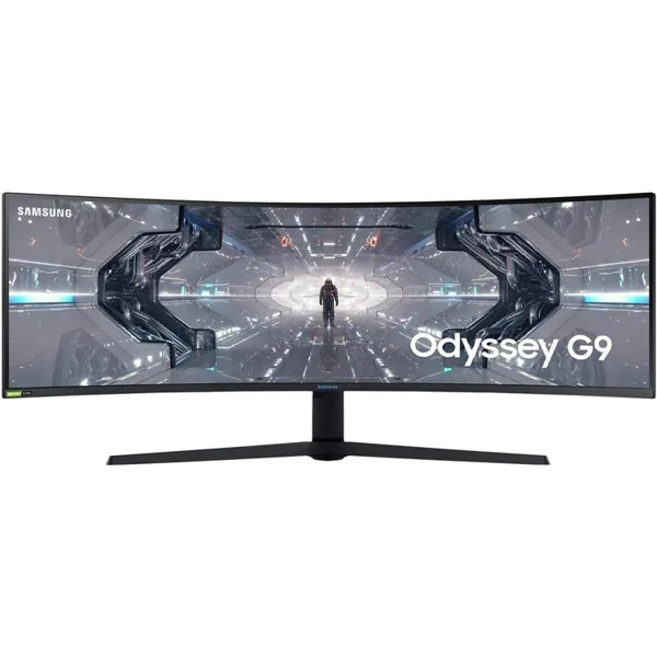 خرید مانیتور Samsung Odyssey G9 - کیفیت DQHD - خمیده - سایز ۴۹ اینچ
