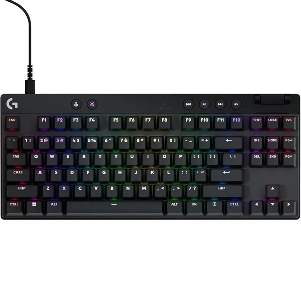 خرید کیبورد Logitech G Pro X TKL Rapid - سوییچ آنالوگ مغناطیسی - سیاه