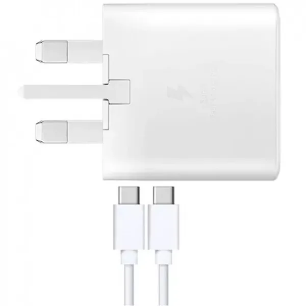 خرید آداپتور سه شاخه سامسونگ به همراه کابل USB-C
