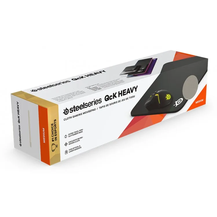 خرید موس پد SteelSeries QcK Heavy - مدیوم