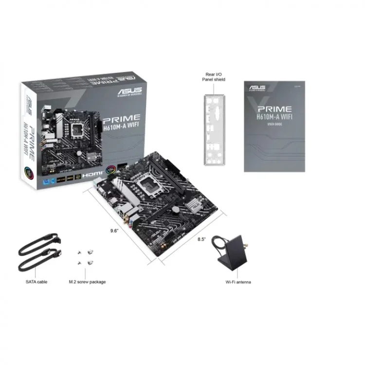 خرید مادربرد Asus Prime H610M-A WiFi - فرم M-ATX - چیپست Intel