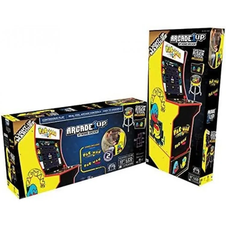 خرید دستگاه Arcade 1Up - نسخه بازی Pac-Man به همراه چهارپایه