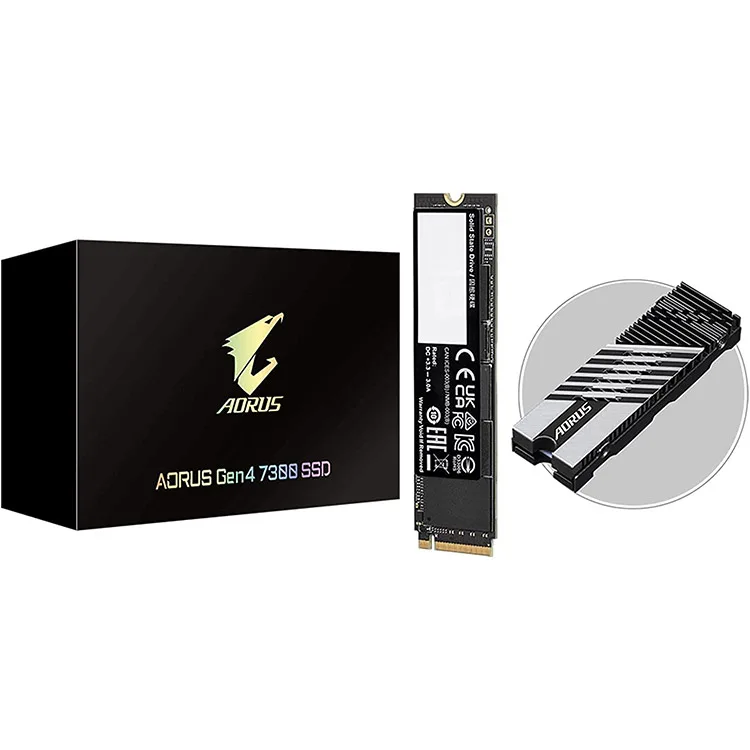 خرید حافظه اس اس دی Aorus 7300 دارای هیت سینک - یک ترابایت
